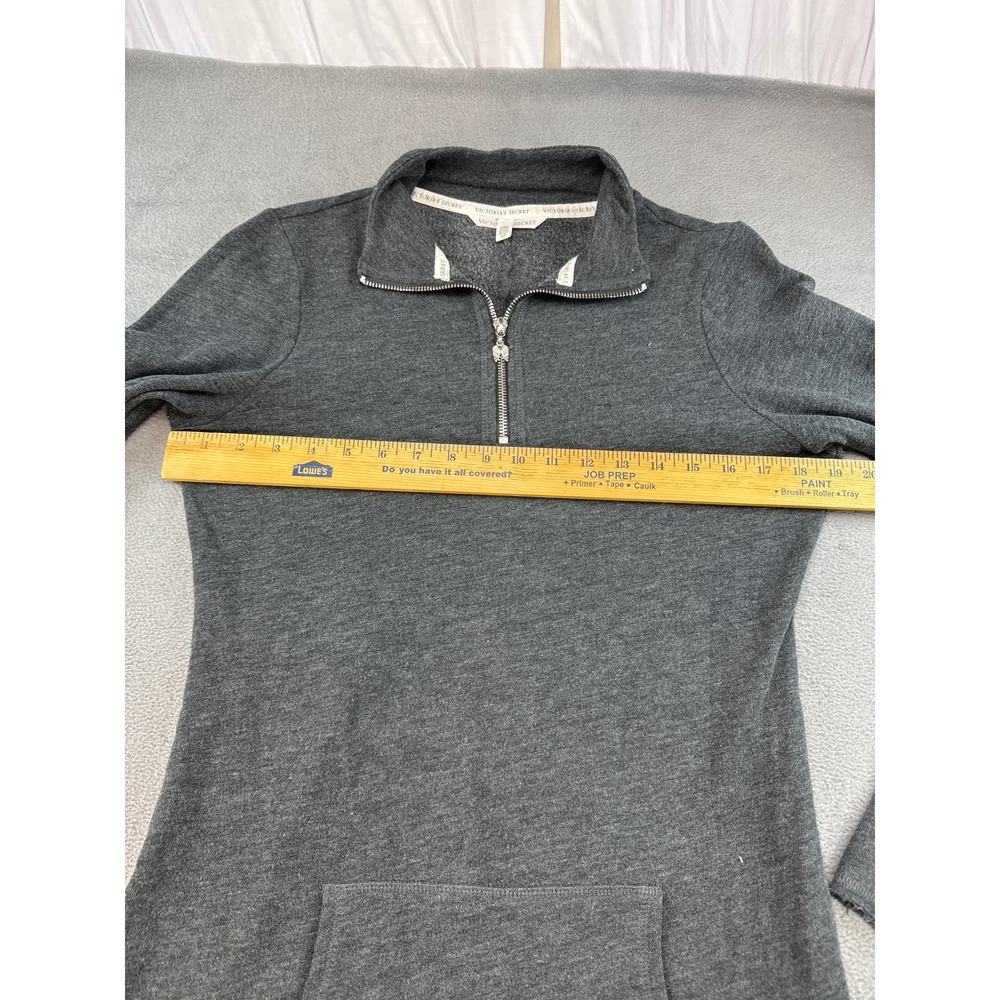 Victoria's Secret Small Black Bling Wing‎ Charm Jacket Full Zip Hoodie - Picture 6 of 8